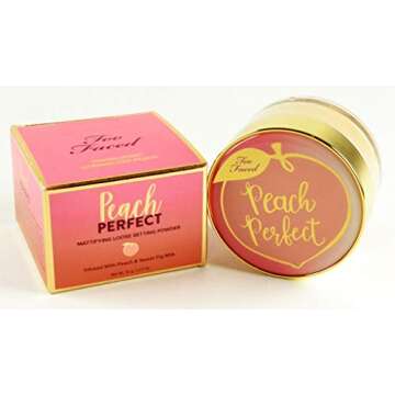 TOO FACED PEACH PERFECT MATTIFYING LOOSE SETTING POWDER - TRANSLUCENT CARAMELIZED PEACH