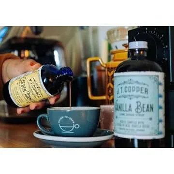 JT Copper, Vanilla Bean Syrup, 16oz Bottle