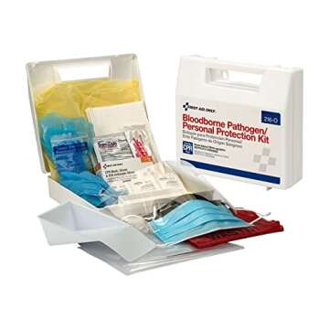 First Aid Only Blood Pathogen Clean Up Kit with CPR Pack - 29 Pieces