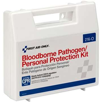 First Aid Only Blood Pathogen Clean Up Kit - 29-Piece Set