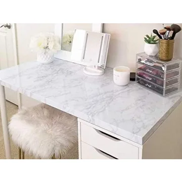 practicalWs Glossy Marble Wallpaper for Easy Home Makeover