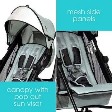Lightweight 3Dlite Convenience Stroller for Travel