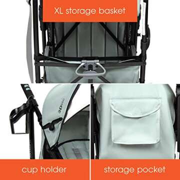 Lightweight 3Dlite Convenience Stroller for Travel