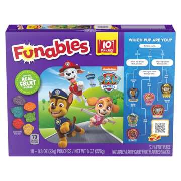 Funables Fruity Snacks - PAW Patrol Assorted Fruit 10 ct