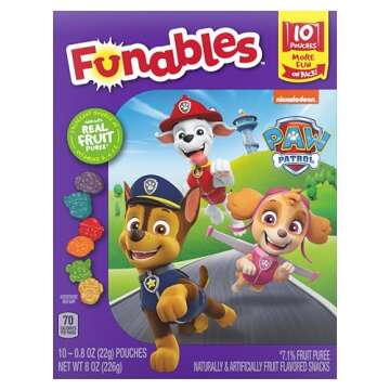Funables Fruity Snacks - PAW Patrol Assorted Fruit 10 ct
