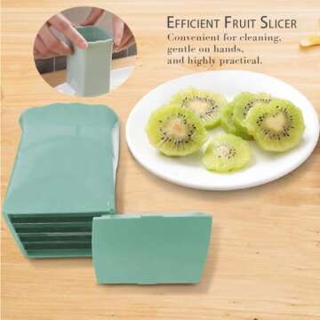 Stainless Steel Strawberry Slicer, Fruit Cup Slicer, Egg and Fruit Slicer, Egg Slicer Cup Fruit Slicer, Cup Slicer Handheld Strawberry Cutter Mini Fruit Slicer Cup, Kitchen Portable Slicing Tool