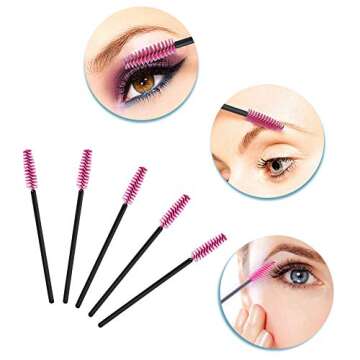 Training Mannequin Head False Eyelashes Extensions Practice Kit Set for Makeup Training and Eyelash Graft(No Contain Glue)