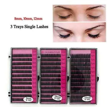 Training Mannequin Head False Eyelashes Extensions Practice Kit Set for Makeup Training and Eyelash Graft(No Contain Glue)