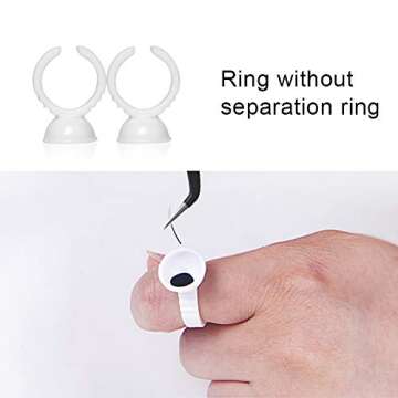 Training Mannequin Head False Eyelashes Extensions Practice Kit Set for Makeup Training and Eyelash Graft(No Contain Glue)