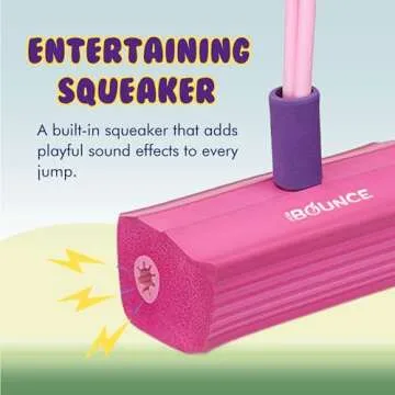 New Bounce Pogo Stick for Toddlers - Foam Jumper for Age 3,4,5,6,7,8 - Outdoor Jumping Toys - Birthday Gift for Toddler Girls and Boys