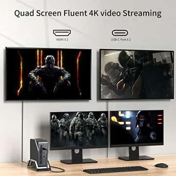 MINISFORUM DeskMini UM580 Mini PC with Ryzen 7 and 4K Output