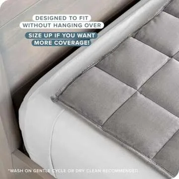 Bare Home 20lb Weighted Blanket for Comfort and Sleep
