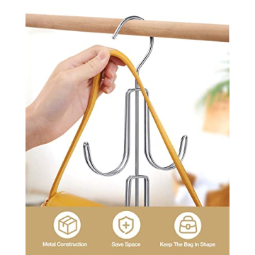 2Pack Purse Hanger Organizer for Closet Storage Solution