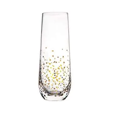Trinkware Goldosa Stemless Champagne Flutes Set of 4