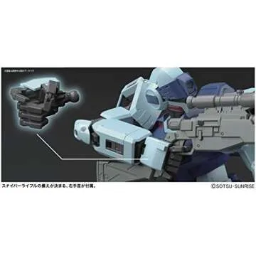 Bandai Hobby MG 1/100 GM Sniper II Gundam 0080 Action Figure for 150 months to 720 months