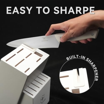 BRAVESTONE 15 Piece Self Sharpening Knife Set