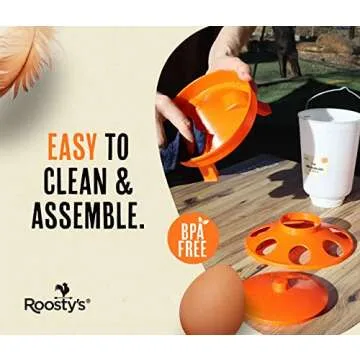 Roosty's Chick Feeder and Waterer Kit, Chicken Feeder and Waterer Set, 1.5kg Poultry Feeder and 1.5L Chick Waterer - Baby Chick Feeder, Baby Chick Waterer, Chicken Starter Kit, Baby Chicken Supplies
