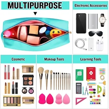 Glitter Chenille Letter Makeup Bag Waterproof Travel Essential