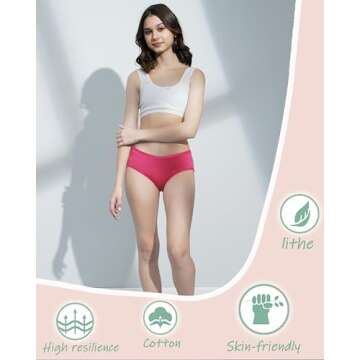 Boboking Girls Underwear Cotton Briefs Teen Kids Panties 14years Mixed color