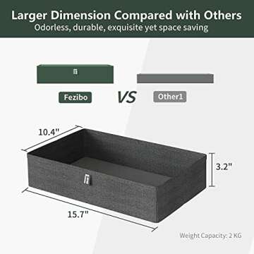 FEZIBO 55x 24 Inches Standing Desk with Drawer, Adjustable Height Electric Stand up Desk with Storage, Sit Stand Home Office Desk, Ergonomic Computer Desk, Black