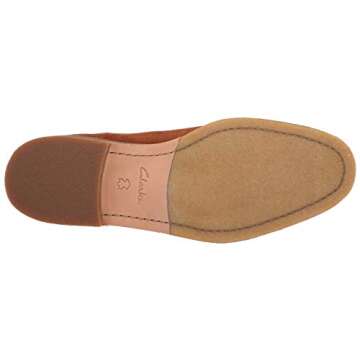 Clarks Men's Clarkdale Gobi Chelsea Boot, Dark Tan Suede, 100 M US