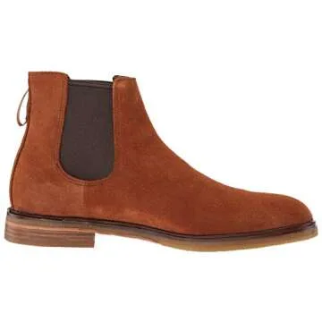 Clarks Men's Clarkdale Gobi Chelsea Boot, Dark Tan Suede, 100 M US