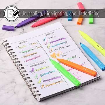 Mr. Pen's Aesthetic Highlighters Set - 6 Vibrant Colors