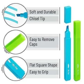 Mr. Pen's Aesthetic Highlighters Set - 6 Vibrant Colors