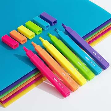 Mr. Pen's Aesthetic Highlighters Set - 6 Vibrant Colors