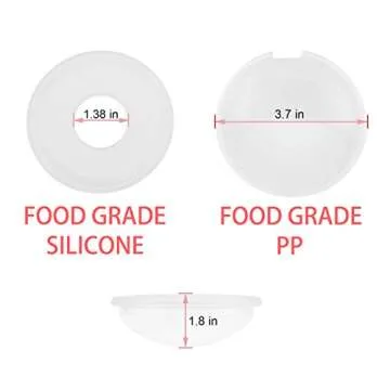 YIYEE Breast Shells Milk Saver for Breastfeeding, 4 Pack BPA Free Breast Shield Nursing Cups Protect Sore Nipples Breast Milk Collection Shells