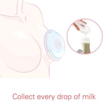 YIYEE Breast Shells Milk Saver for Breastfeeding, 4 Pack BPA Free Breast Shield Nursing Cups Protect Sore Nipples Breast Milk Collection Shells