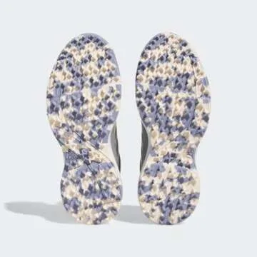 adidas Women's Tech Response Spikeless 3.0 Golf Shoes, Grey Three/Silver Metallic/Silver Violet, 8