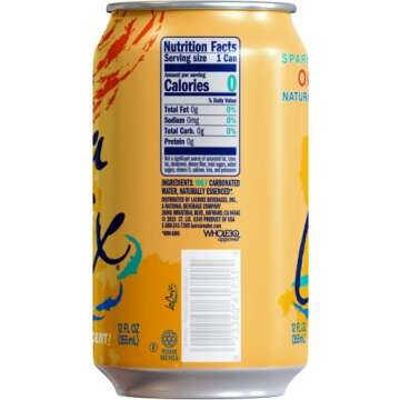 LaCroix Sparkling Water, Orange, 12 Fl Oz (pack of 8)