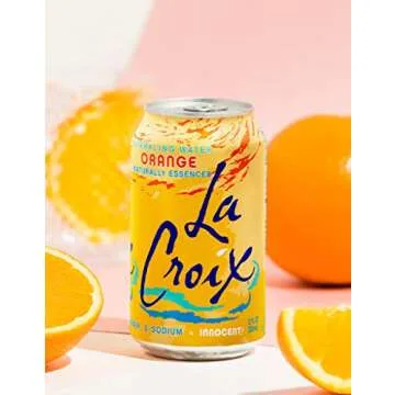 LaCroix Sparkling Water, Orange, 12 Fl Oz (pack of 8)