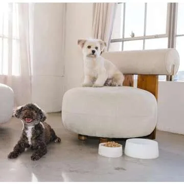 Luxury Marble Dog Bowl - Elegant Feeding Solution