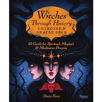 Witches Through History: Grimoire and Oracle Deck: 25 Cards for Spiritual, Magical & Meditative Prac...