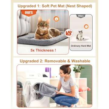 Morpilot Cat Carrier - Soft Sided Cat Carrier Large for Big Medium Cats and Puppy up to 15lbs, Pet Carrier with Safety Zippers, Foldable Bowl, Airline Approved Large Cat Carrier - Dark Gray