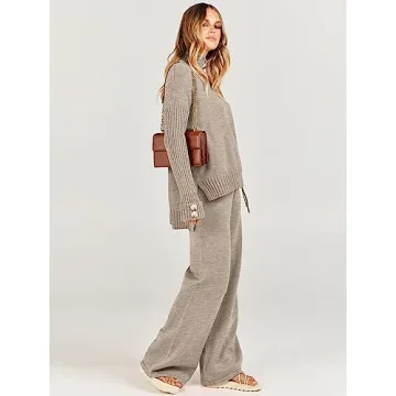 Stylish ANRABESS Women's 2 Piece Sweater Outfit