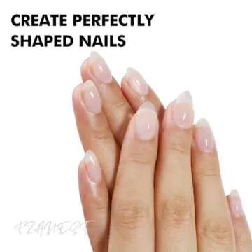 FZANEST Clear Rubber Builder Base Gel Nail Polish,5 in 1 15ml Builder Gel For Nails In A Bottle,Nail Strengthener Gel,Quick Extension Nail Gel,Soak Off Long Lasting UV LED Rubber Base Coat