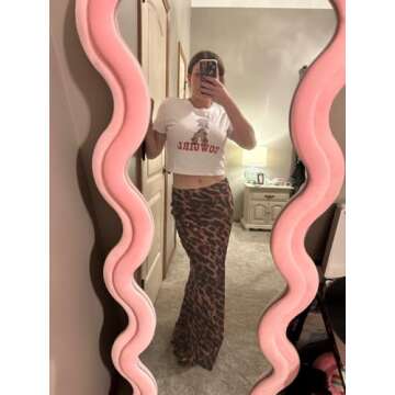 Chic HOHOPEACH Leopard Print Maxi Skirt for All Occasions