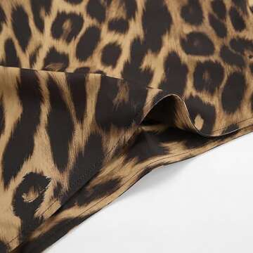 Chic HOHOPEACH Leopard Print Maxi Skirt for All Occasions