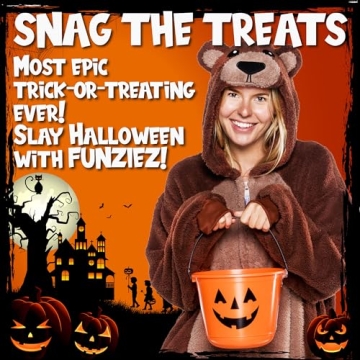 Funziez! Sherpa Bear Onesie for Adults - Cozy and Cute