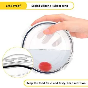 34 PCS Food Storage Containers Set with Airtight Lids (17 Lids &17 Containers) - BPA-Free Plastic Food Container for Kitchen Storage Organization, Fruit Meal-prep Containers with Labels & Marker