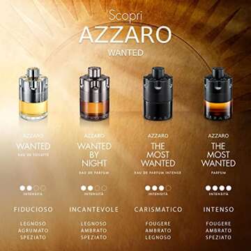 Azzaro Wanted By Night Eau de Parfum — Mens Cologne — Woody, Oriental & Spicy Fragrance, 3.3 Fl Oz