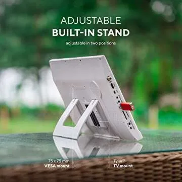 Tyler 13.3” Portable TV with 1080P Display & Battery