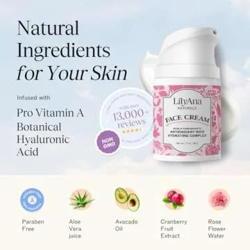 LilyAna Naturals Face & Neck Moisturizer for All Skin Types
