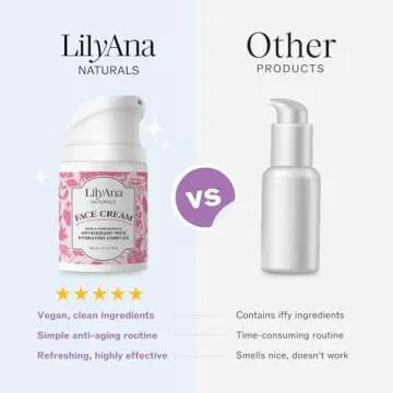 LilyAna Naturals Face & Neck Moisturizer for All Skin Types