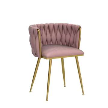 Nrizc Velvet Dining Chairs Set of 6 - Stylish Comfort and Elegance