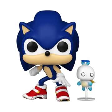 Funko POP & Buddy: Sonic The Hedgehog - Sonic The Hedgehog with Hero Chao - Collectable Vinyl Figure - Gift Idea - Official Merchandise - for Kids & Adults - Video Games Fans
