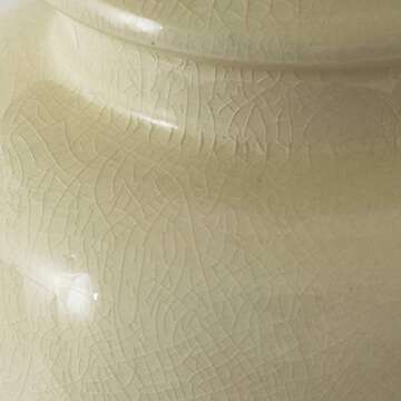 Decor Therapy Lorren Ceramic Table Lamp, Cream